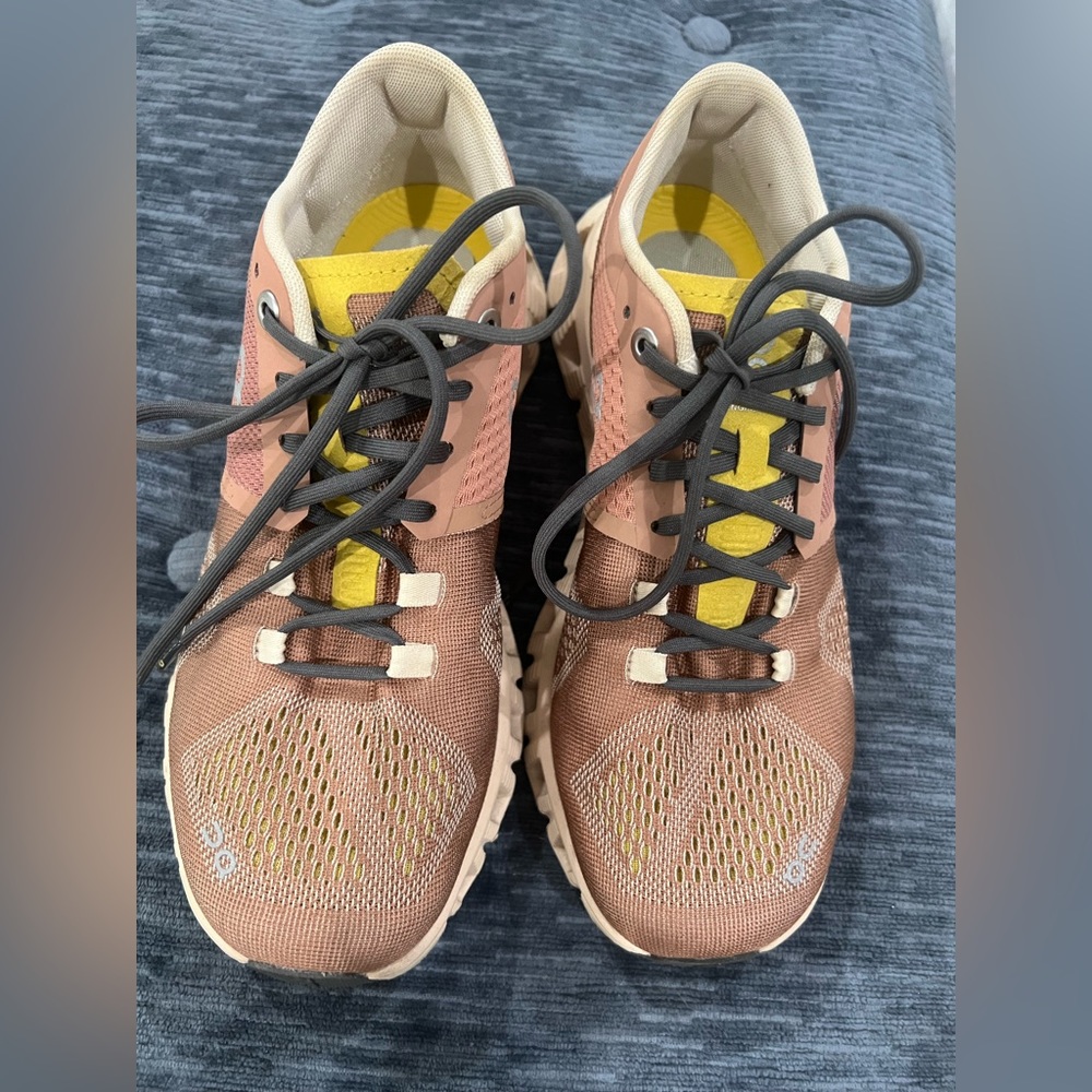 On Women's Cloud X V2 Mocha Sand Running Walking Shoes